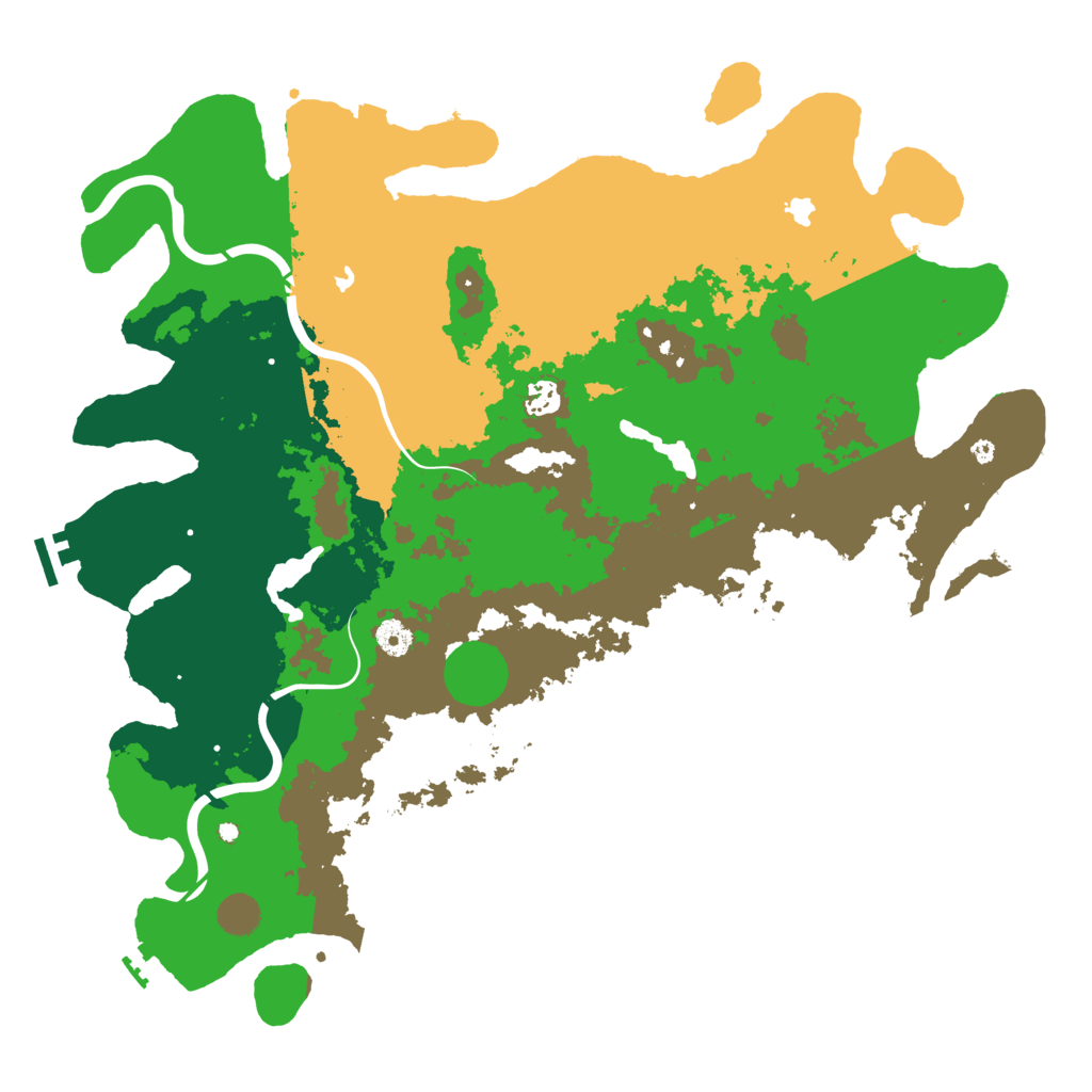 Biome Rust Map: Procedural Map, Size: 4500, Seed: 1000800808