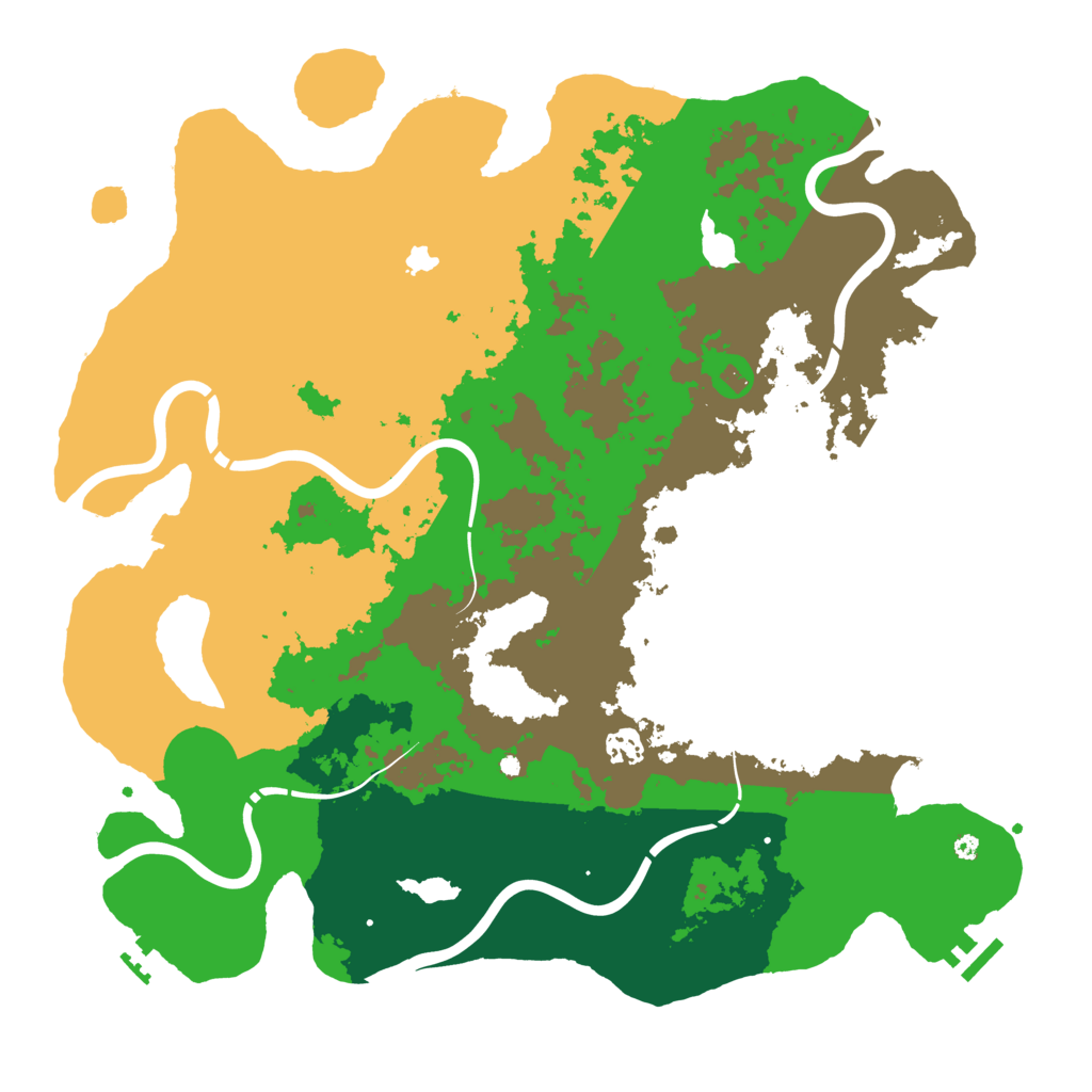 Biome Rust Map: Procedural Map, Size: 4250, Seed: 477406466