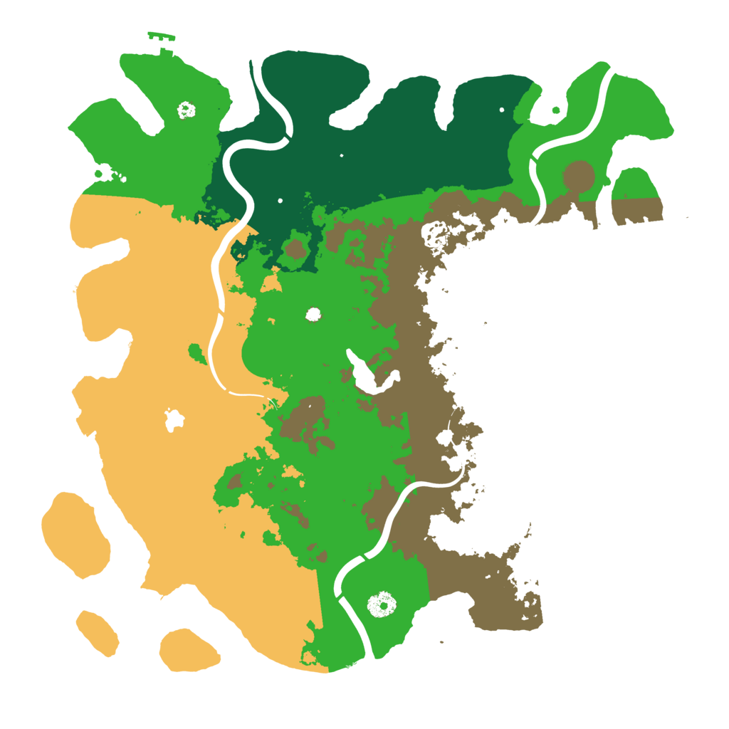 Biome Rust Map: Procedural Map, Size: 4000, Seed: 1420248705