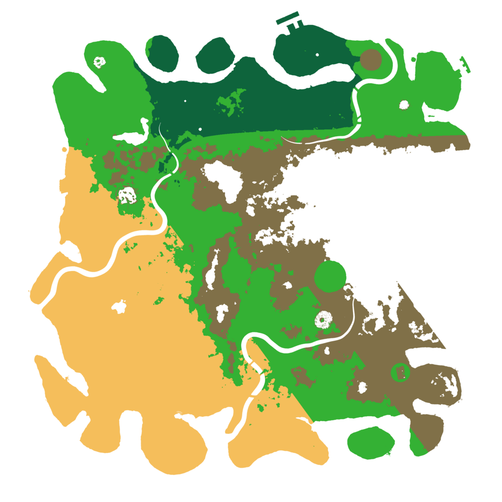 Biome Rust Map: Procedural Map, Size: 4250, Seed: 1913438272