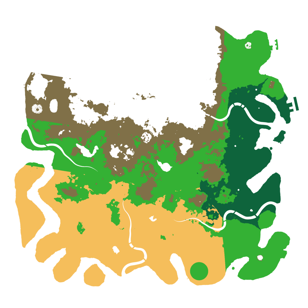 Biome Rust Map: Procedural Map, Size: 4500, Seed: 1445681610