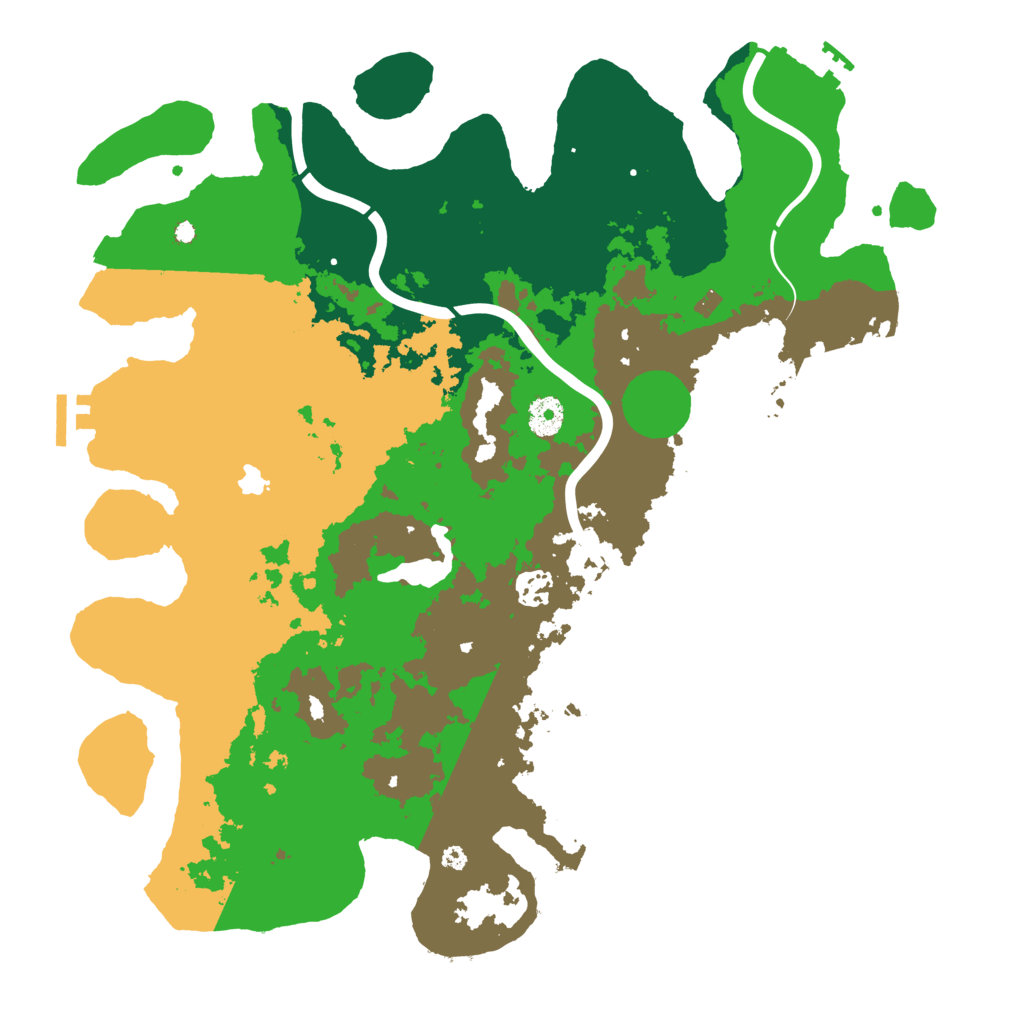 Biome Rust Map: Procedural Map, Size: 4000, Seed: 1171323103