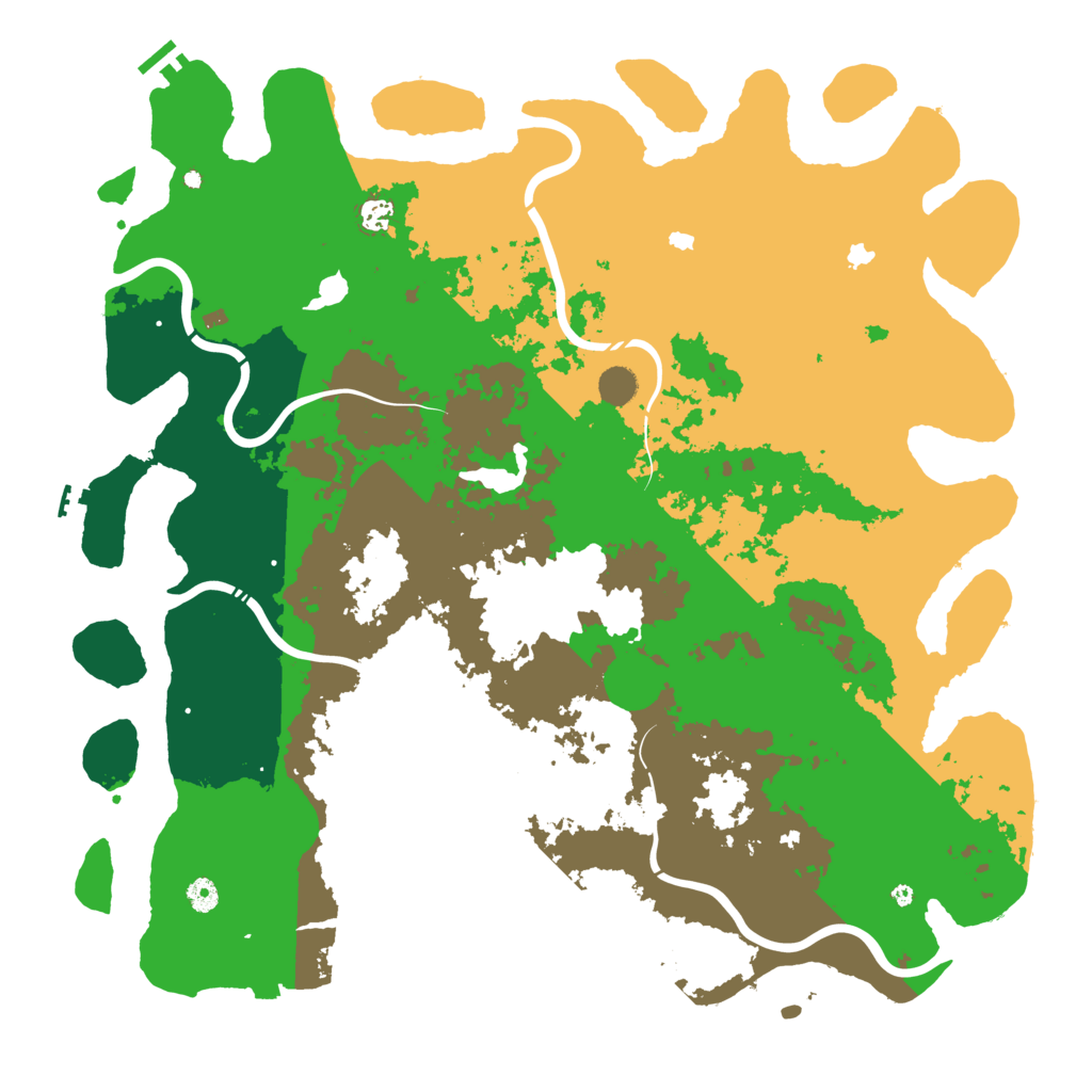 Biome Rust Map: Procedural Map, Size: 5000, Seed: 1793755626