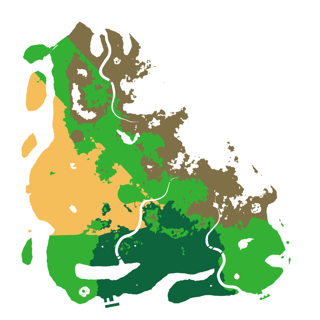 Biome Rust Map: Procedural Map, Size: 4500, Seed: 1883130744