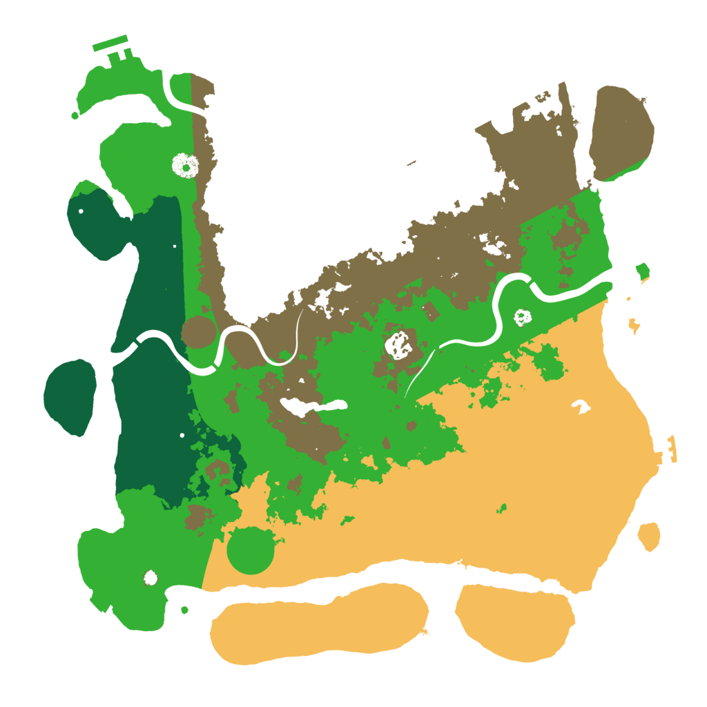 Biome Rust Map: Procedural Map, Size: 4000, Seed: 1380347505