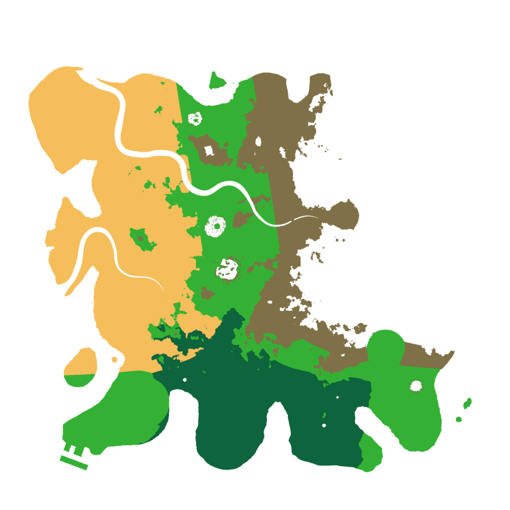 Biome Rust Map: Procedural Map, Size: 3600, Seed: 605012931