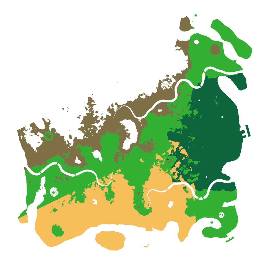 Biome Rust Map: Procedural Map, Size: 4500, Seed: 1879535