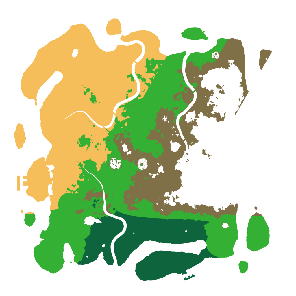 Biome Rust Map: Procedural Map, Size: 4000, Seed: 2469962