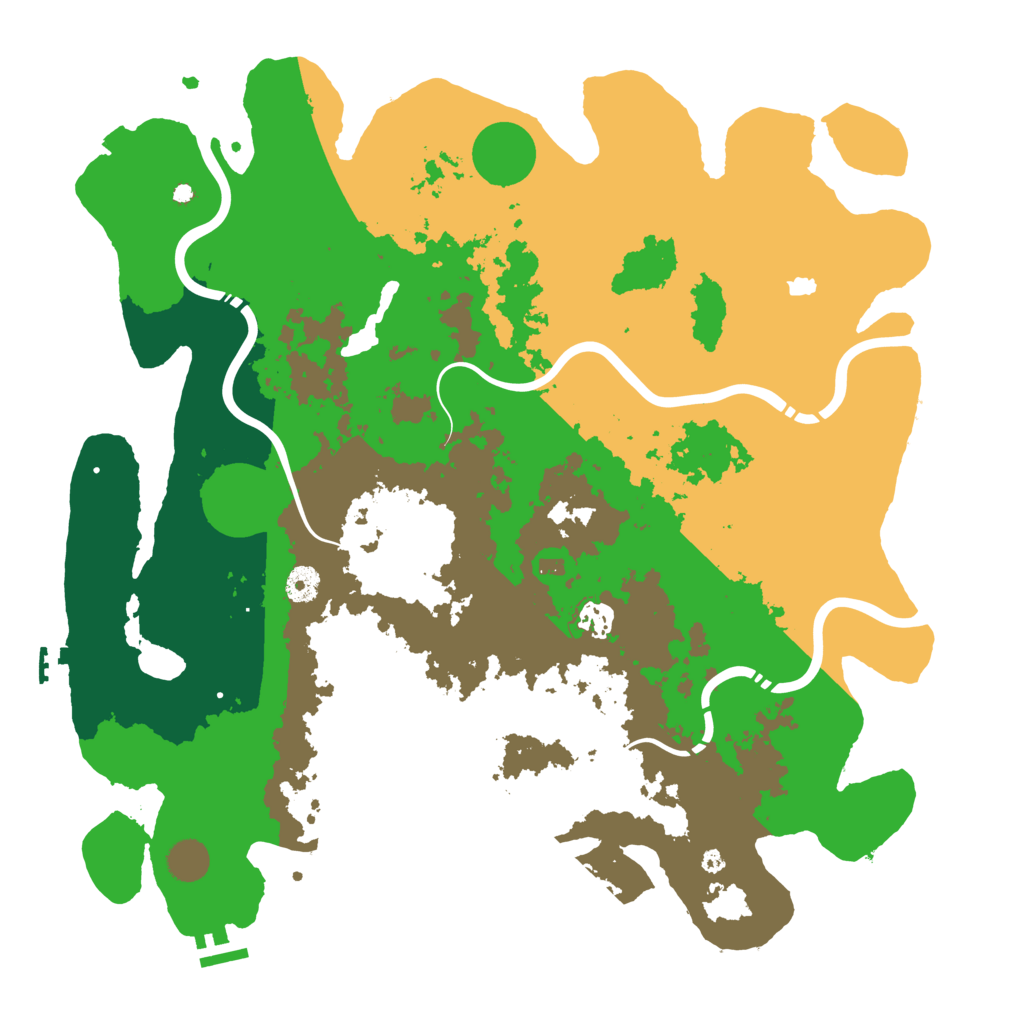 Biome Rust Map: Procedural Map, Size: 4250, Seed: 350804271