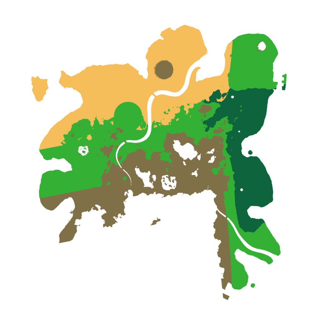 Biome Rust Map: Procedural Map, Size: 3000, Seed: 1288232542