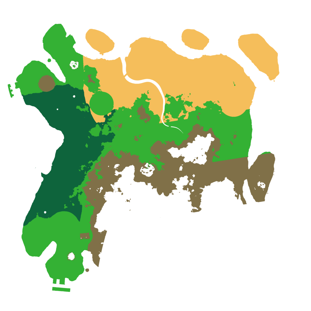 Biome Rust Map: Procedural Map, Size: 3500, Seed: 1138220896