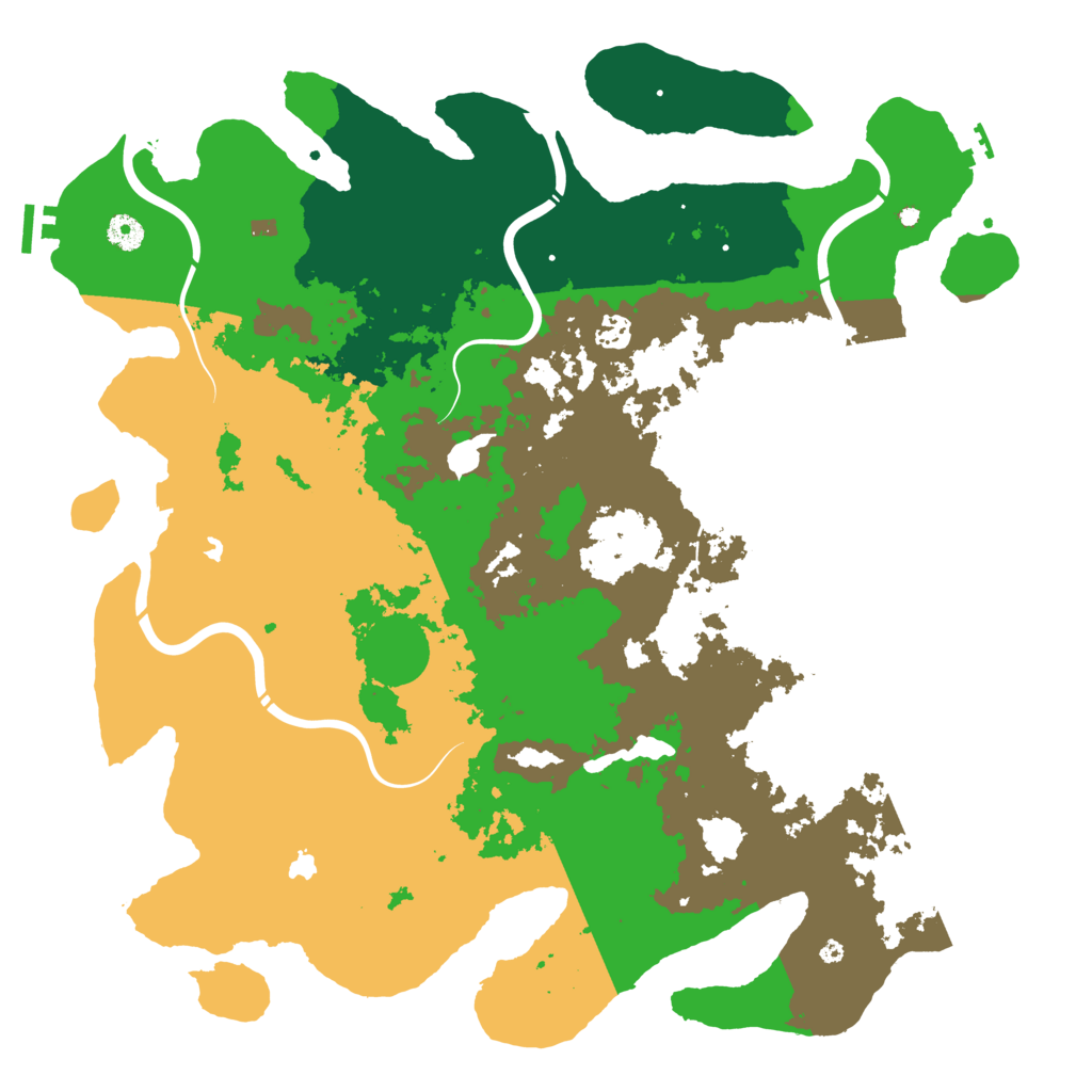 Biome Rust Map: Procedural Map, Size: 4500, Seed: 1102026