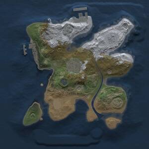 Thumbnail Rust Map: Procedural Map, Size: 2200, Seed: 1986482604, 8 Monuments