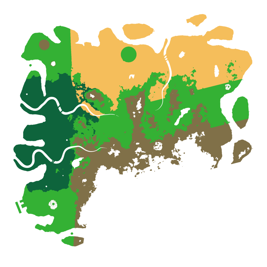 Biome Rust Map: Procedural Map, Size: 4500, Seed: 1046378604