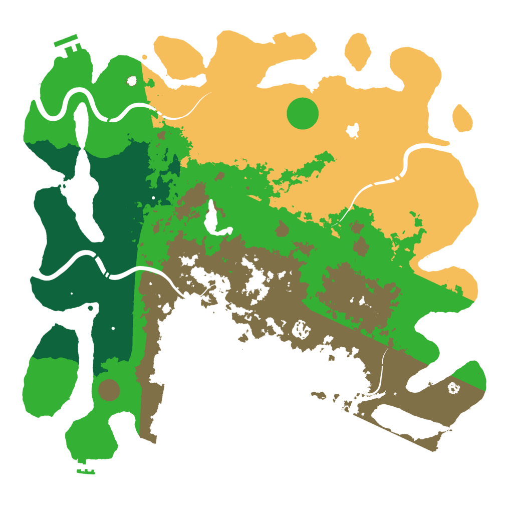 Biome Rust Map: Procedural Map, Size: 4250, Seed: 550311472