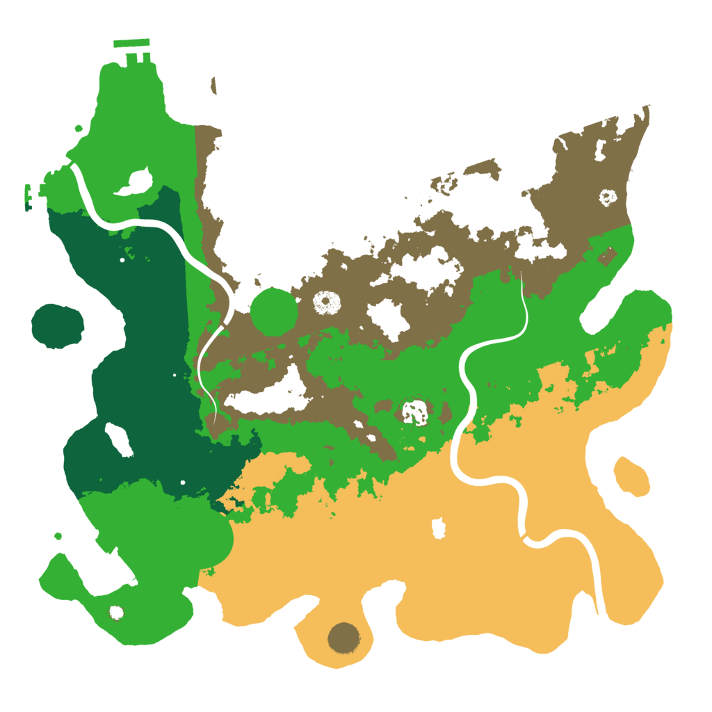Biome Rust Map: Procedural Map, Size: 4000, Seed: 1371222681