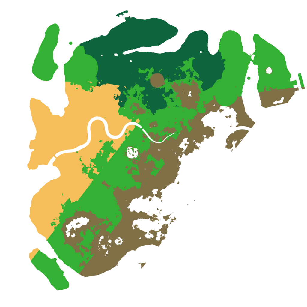 Biome Rust Map: Procedural Map, Size: 3850, Seed: 2015137113