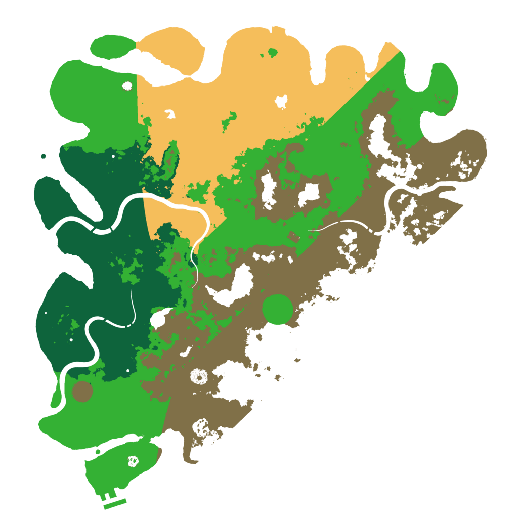 Biome Rust Map: Procedural Map, Size: 4500, Seed: 431234