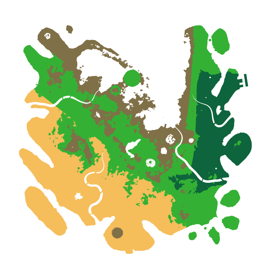 Biome Rust Map: Procedural Map, Size: 4250, Seed: 145956
