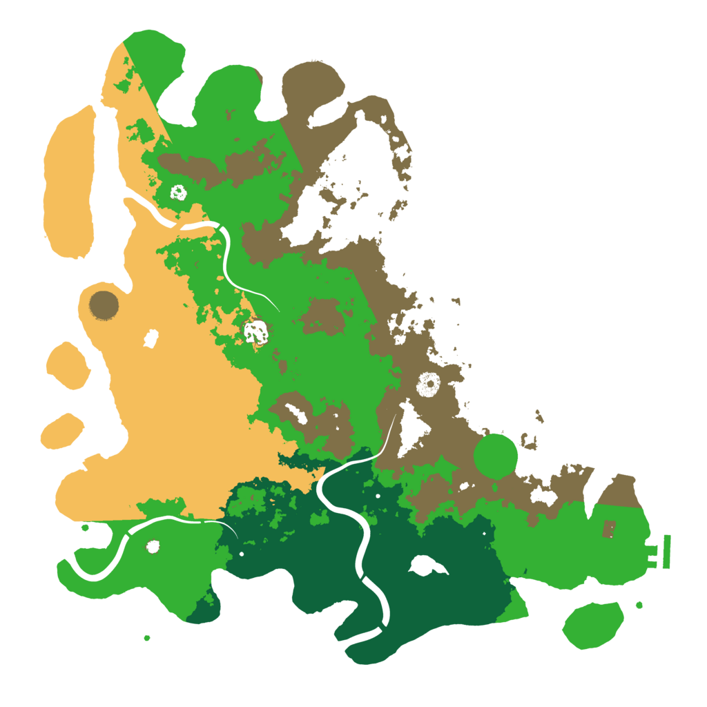 Biome Rust Map: Procedural Map, Size: 4250, Seed: 39733812