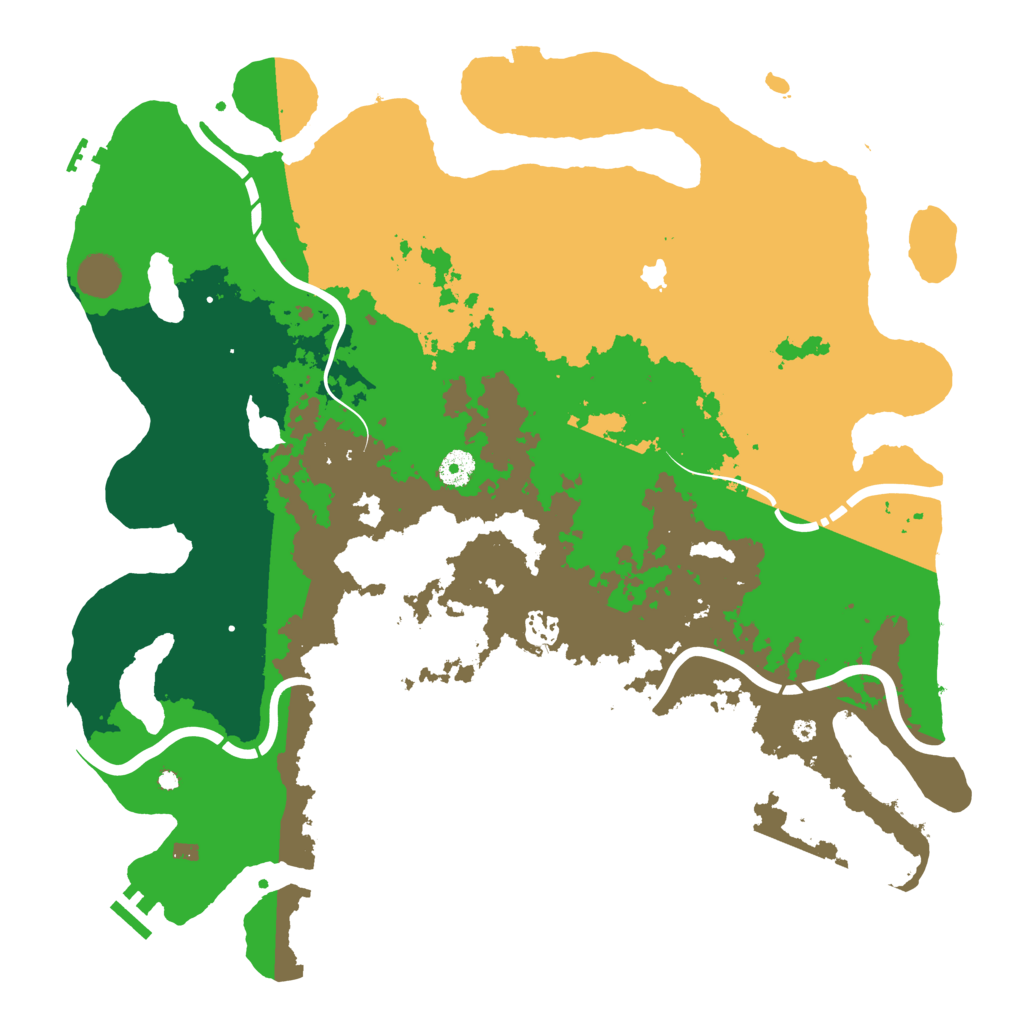 Biome Rust Map: Procedural Map, Size: 4250, Seed: 24856