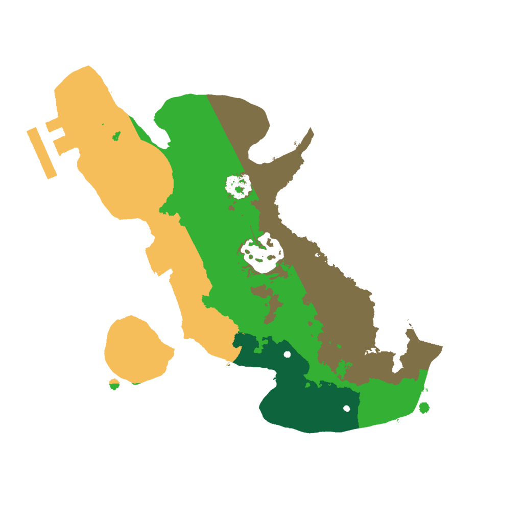 Biome Rust Map: Procedural Map, Size: 2000, Seed: 2071425264