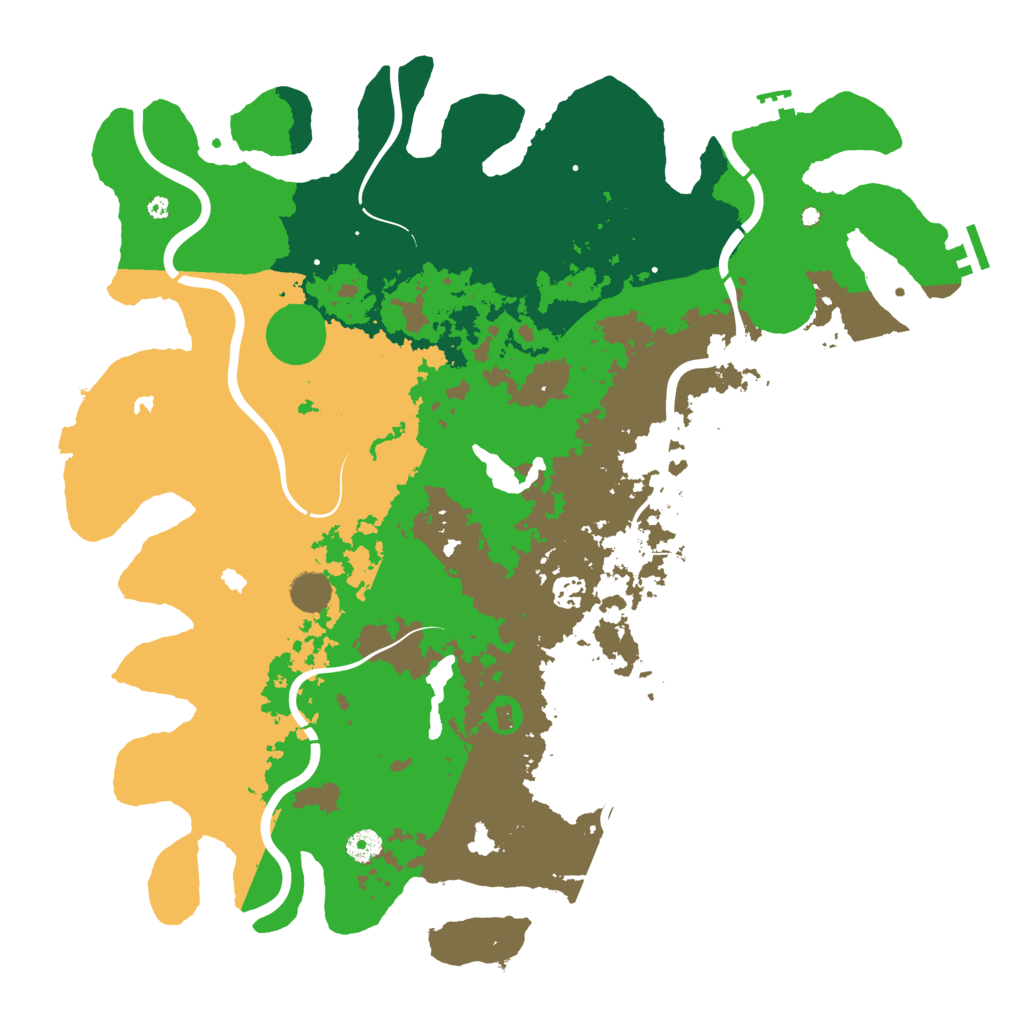 Biome Rust Map: Procedural Map, Size: 4500, Seed: 860203537