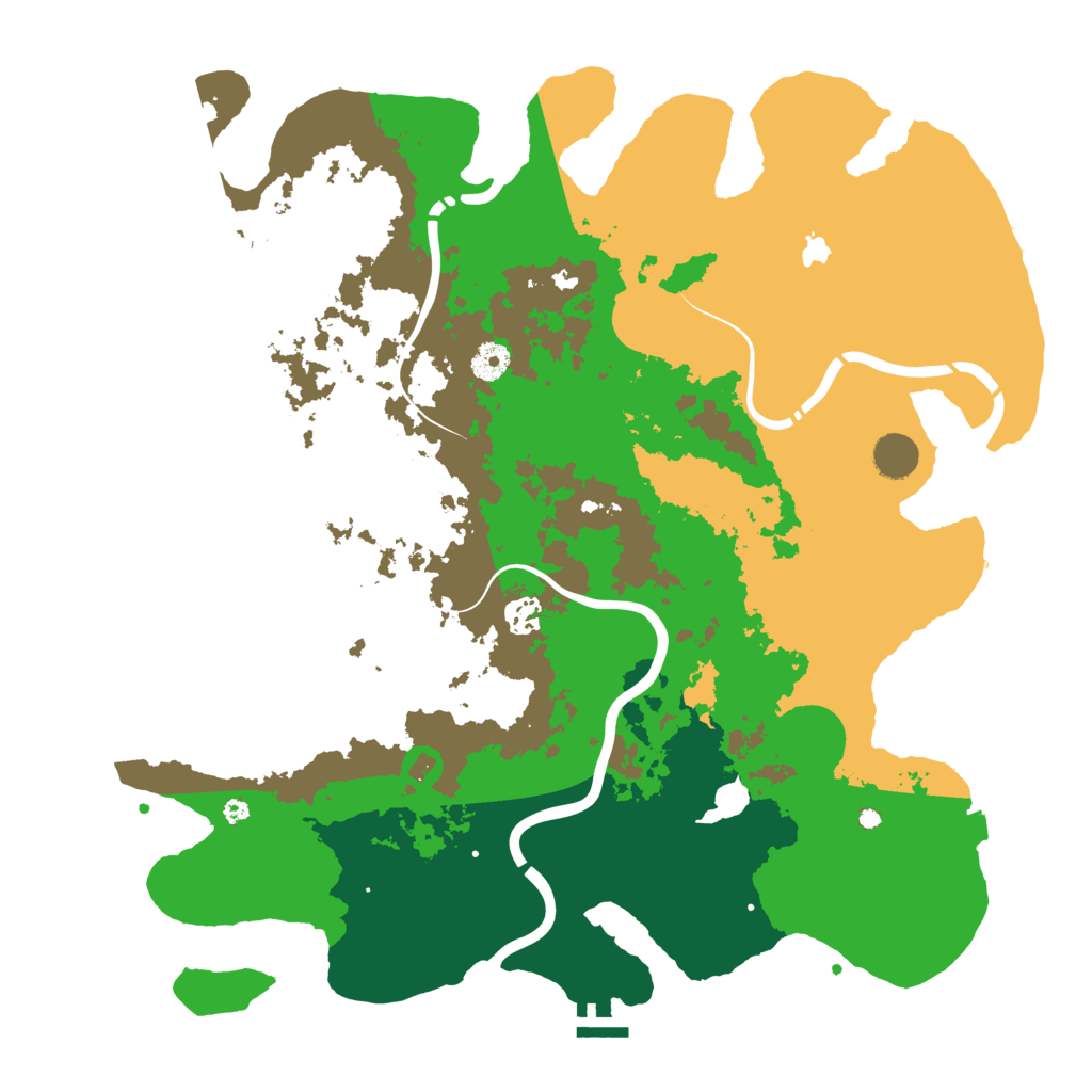 Biome Rust Map: Procedural Map, Size: 4250, Seed: 248679