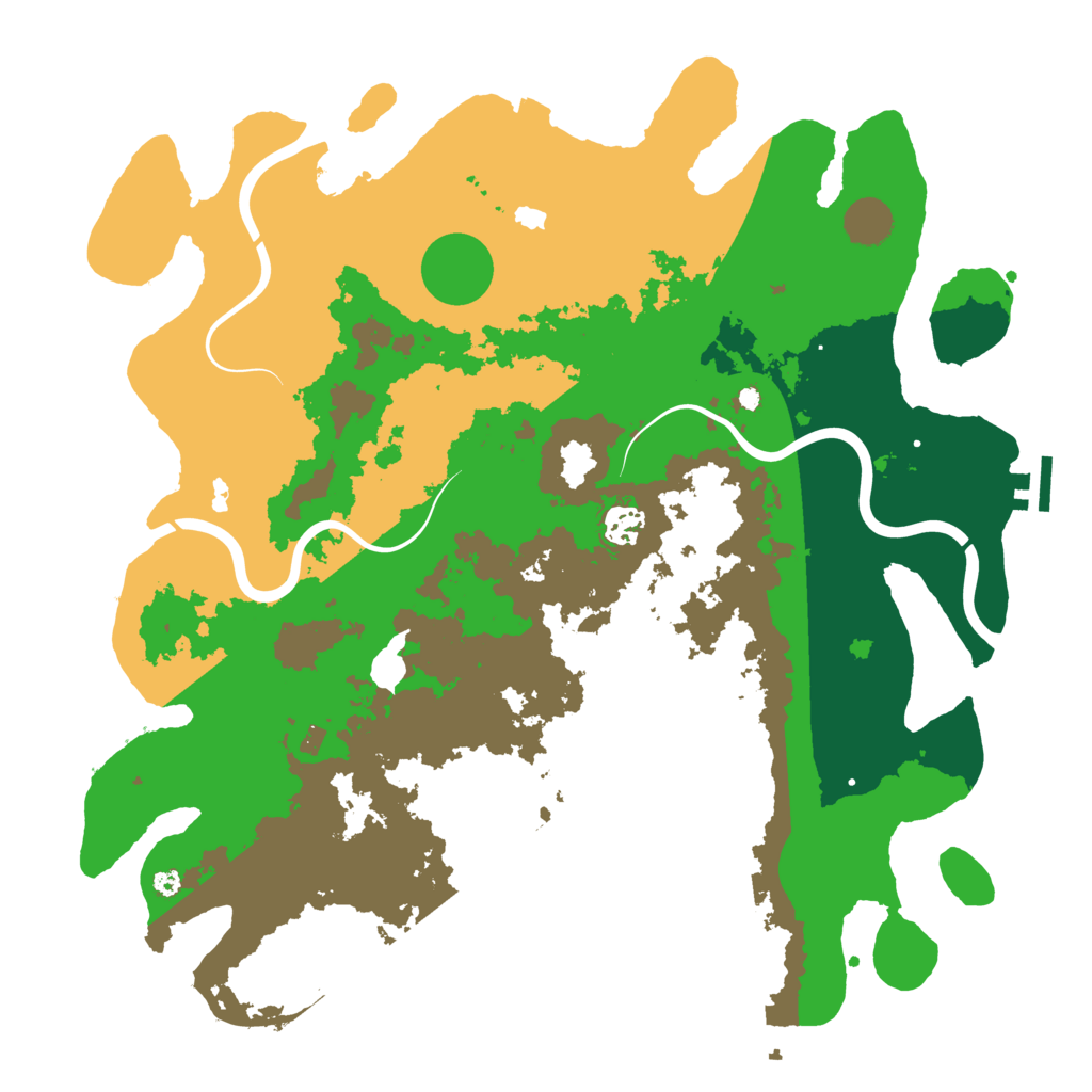 Biome Rust Map: Procedural Map, Size: 4000, Seed: 874835235