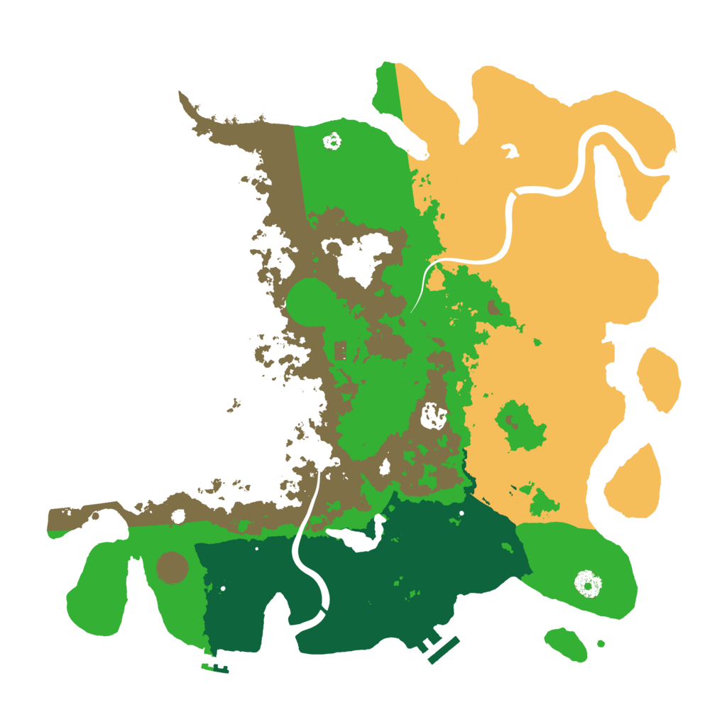 Biome Rust Map: Procedural Map, Size: 4000, Seed: 437259413