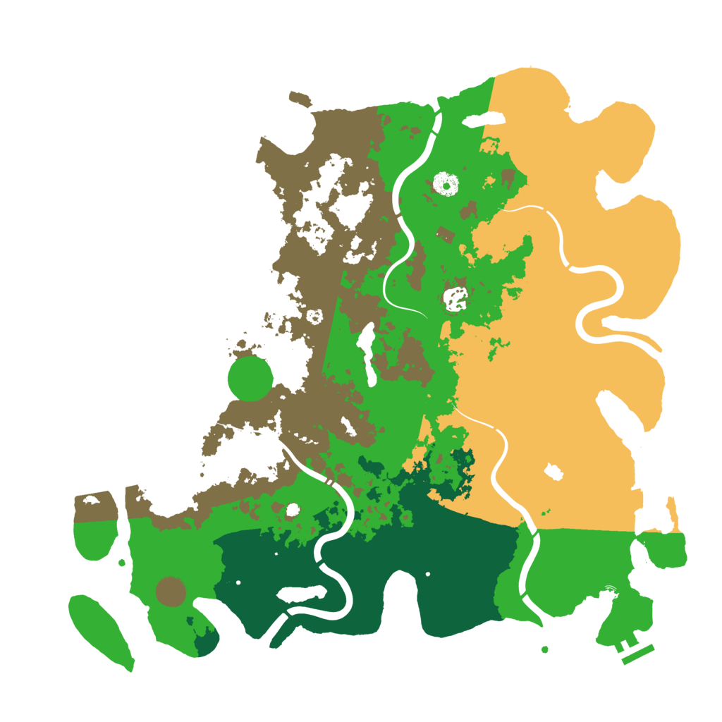 Biome Rust Map: Procedural Map, Size: 4250, Seed: 193011443