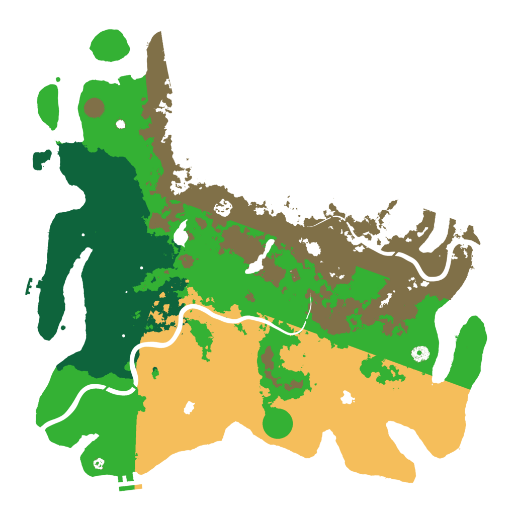 Biome Rust Map: Procedural Map, Size: 4500, Seed: 980438657