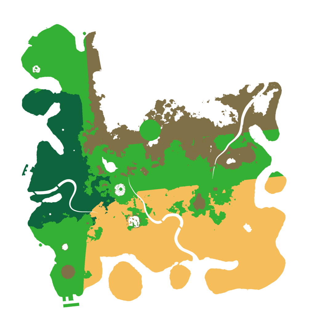 Biome Rust Map: Procedural Map, Size: 4000, Seed: 960395436