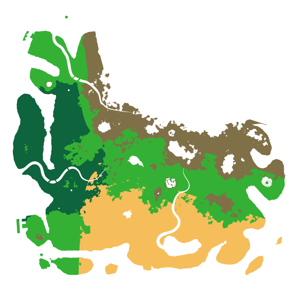 Biome Rust Map: Procedural Map, Size: 4300, Seed: 1108138823