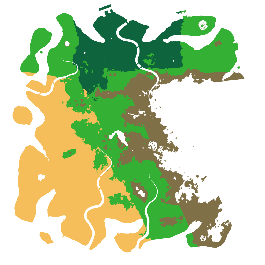 Biome Rust Map: Procedural Map, Size: 4250, Seed: 1448957747