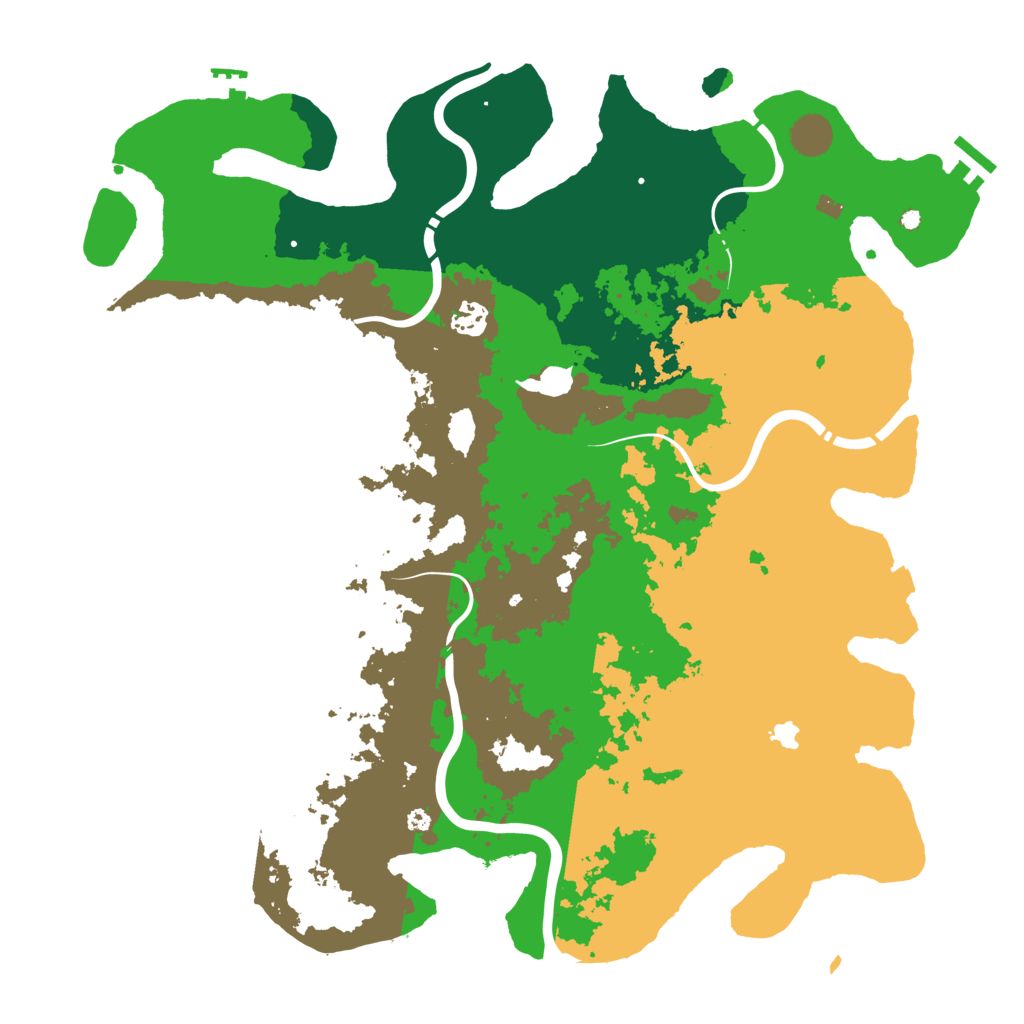 Biome Rust Map: Procedural Map, Size: 4250, Seed: 642994646