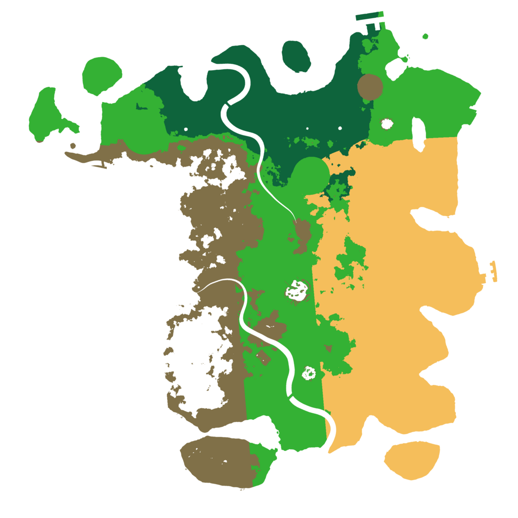 Biome Rust Map: Procedural Map, Size: 3750, Seed: 1789659571