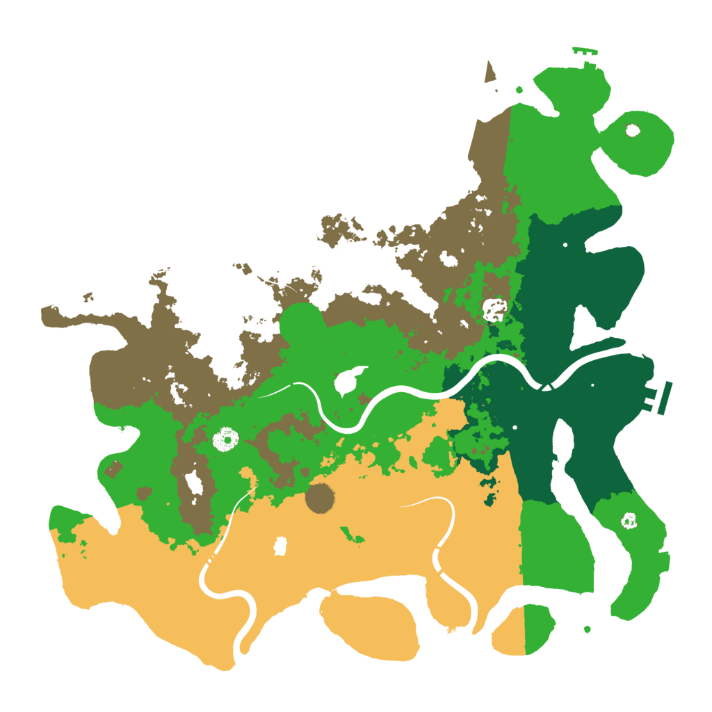 Biome Rust Map: Procedural Map, Size: 4250, Seed: 20261001
