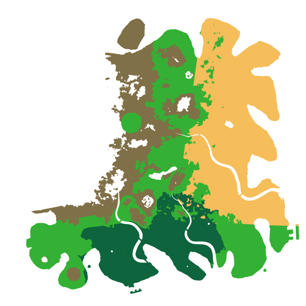 Biome Rust Map: Procedural Map, Size: 4000, Seed: 436900688