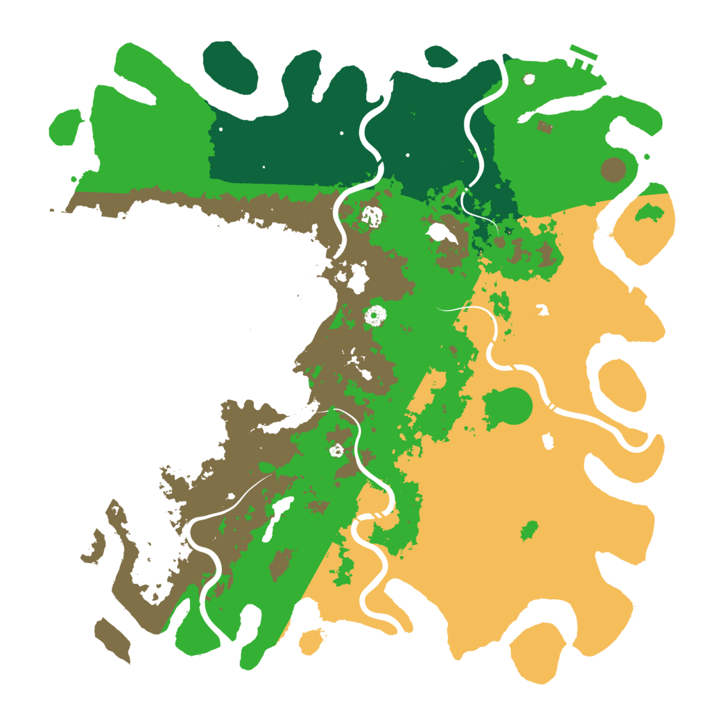 Biome Rust Map: Procedural Map, Size: 5015, Seed: 599878120
