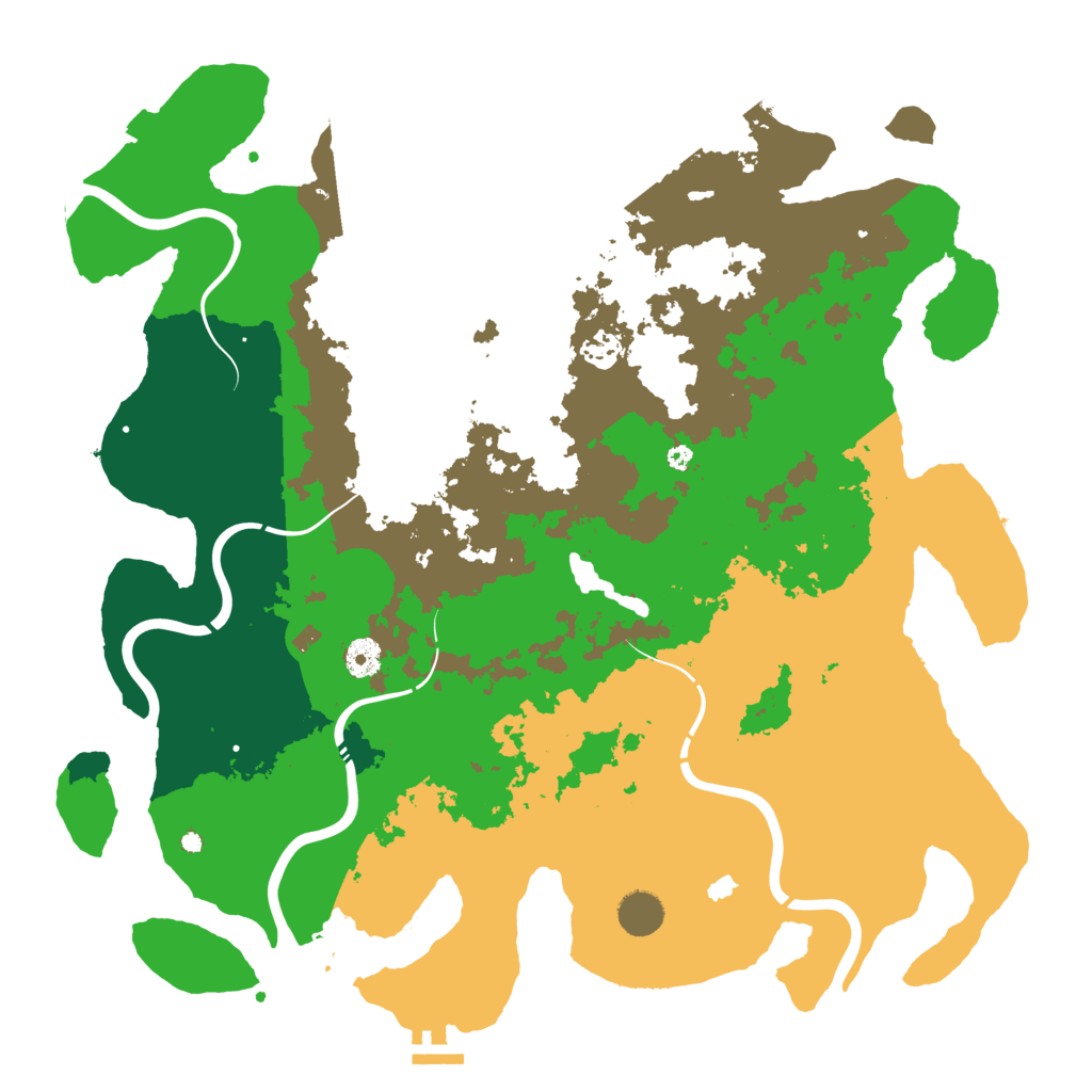 Biome Rust Map: Procedural Map, Size: 4250, Seed: 287186058