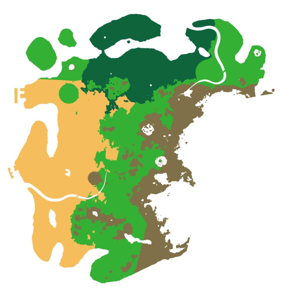 Biome Rust Map: Procedural Map, Size: 4000, Seed: 159921947