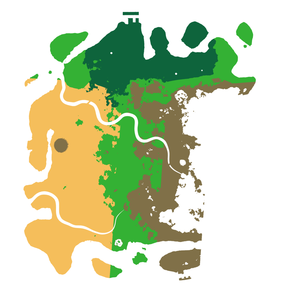Biome Rust Map: Procedural Map, Size: 3750, Seed: 759964070