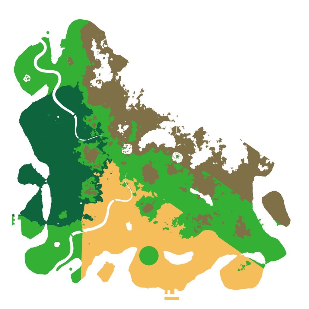 Biome Rust Map: Procedural Map, Size: 4250, Seed: 233817