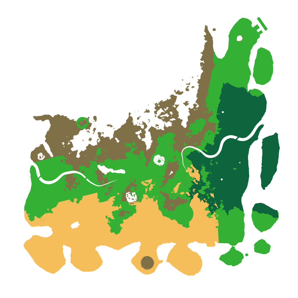 Biome Rust Map: Procedural Map, Size: 4000, Seed: 145803896