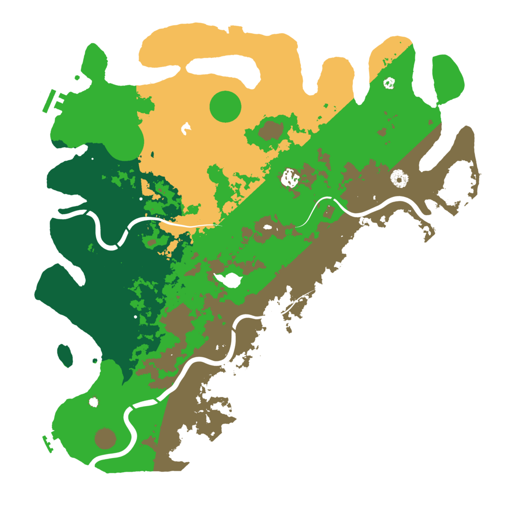 Biome Rust Map: Procedural Map, Size: 4300, Seed: 1734219129