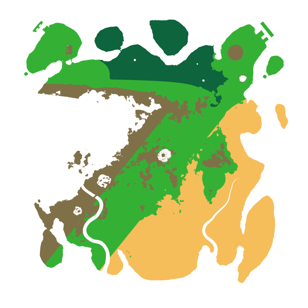 Biome Rust Map: Procedural Map, Size: 3500, Seed: 1812943877