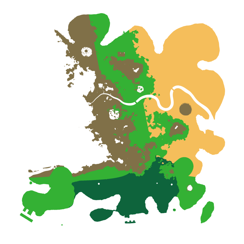 Biome Rust Map: Procedural Map, Size: 3500, Seed: 1088983197