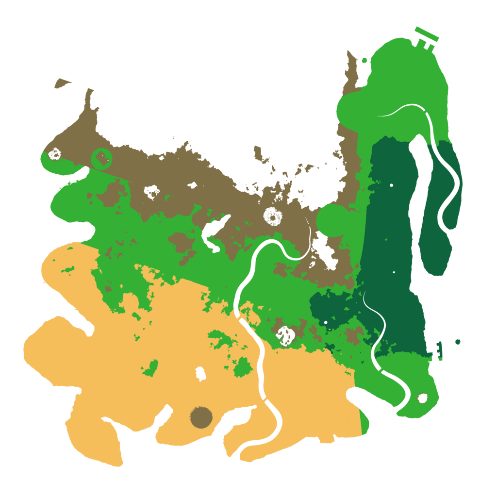 Biome Rust Map: Procedural Map, Size: 4000, Seed: 140424639