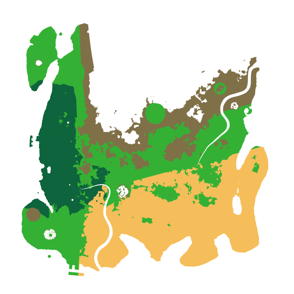 Biome Rust Map: Procedural Map, Size: 3850, Seed: 451628